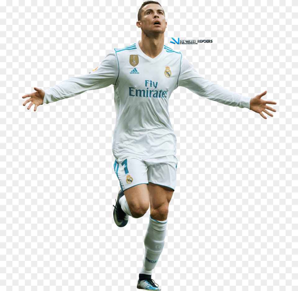 Cristiano Ronaldo Image Cristiano Ronaldo Real Madrid, Clothing, Shirt, Adult, Man Free Png Download