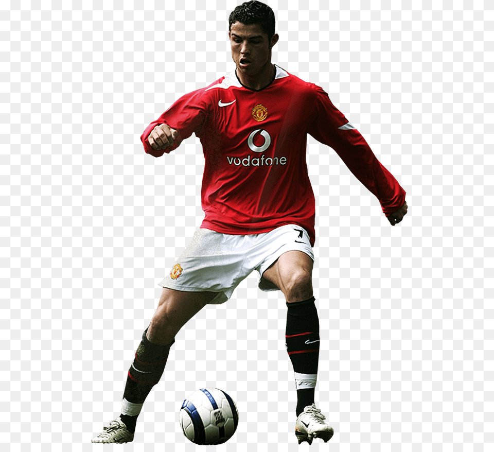 Cristiano Ronaldo Manchester United Sport, Ball, Sphere, Football Png Image