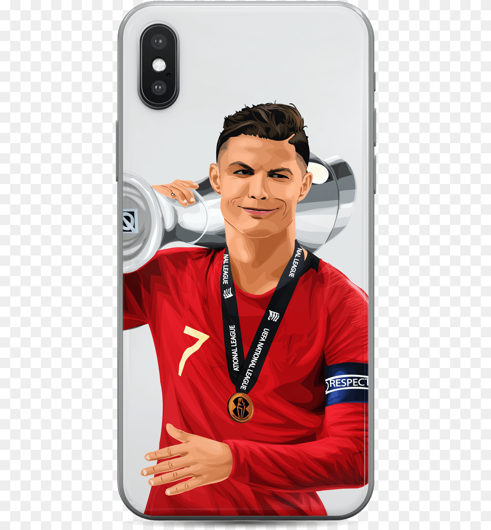 Cristiano Ronaldo Nation League Cup Winner Portugal Mobile Phone Case, Body Part, Person, Hand, Finger Png Image