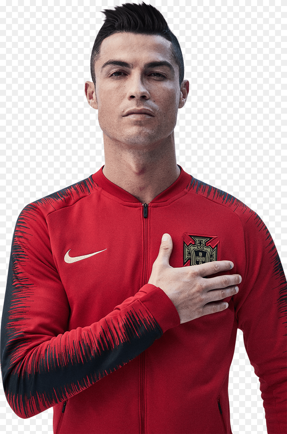 Cristiano Ronaldo Portugal 2018 Jersey, Knitwear, Sweater, Clothing, Sleeve Free Png