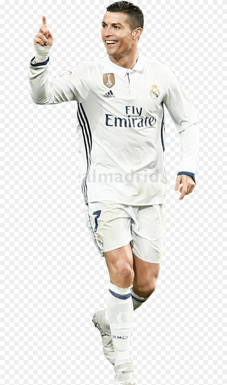 Cristiano Ronaldo Real Madrid 2017 Clipart Football Player, Body Part, Clothing, Shirt, Finger Free Png