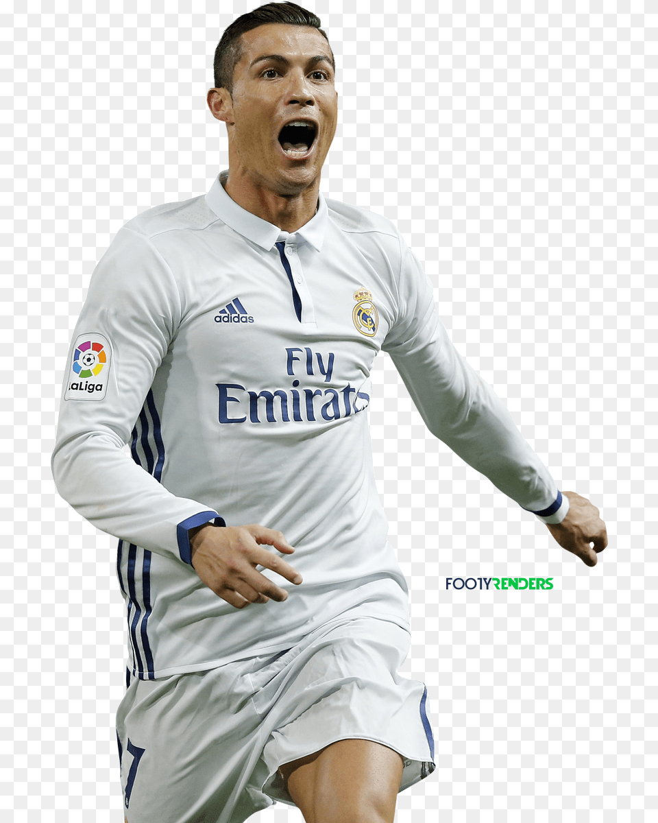 Cristiano Ronaldo Render 2017, Person, Face, Head, Adult Free Png Download