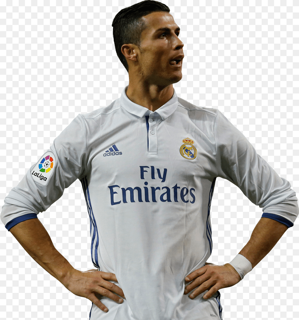 Cristiano Ronaldo Render Arsenal, Shirt, Clothing, Person, Man Png