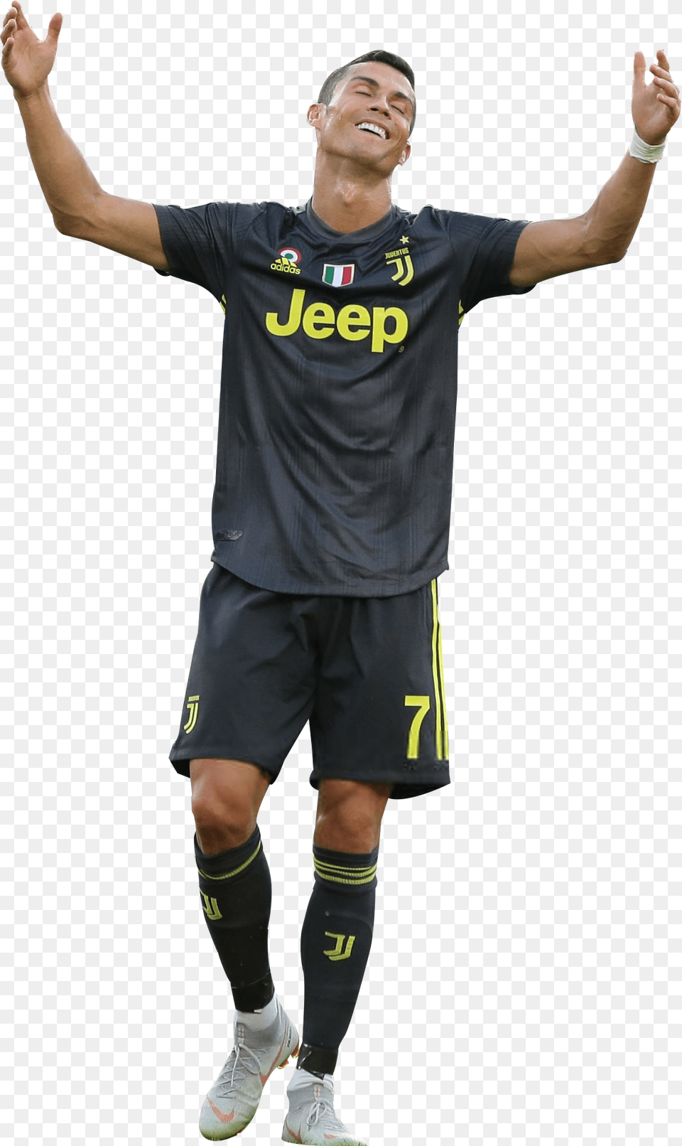 Cristiano Ronaldorender Juventus Cristiano Ronaldo, Shorts, Shoe, Clothing, Footwear Free Png Download