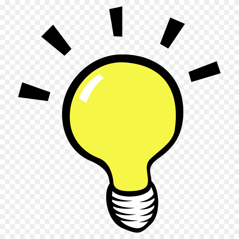 Critical Thinking Clip Art, Light, Lightbulb Free Png Download