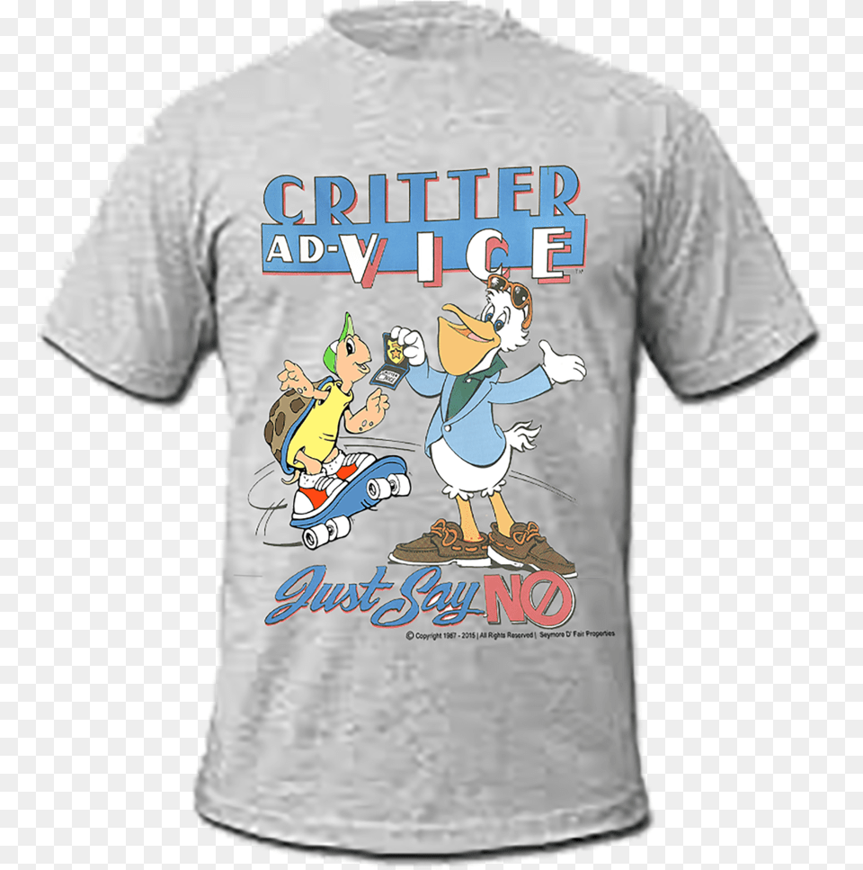 Critter Ad Vice T Shirt, Clothing, T-shirt, Person, Baby Png Image
