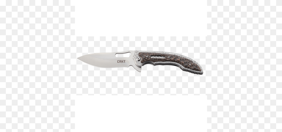 Crkt Fossil Pocket Knife Pocketknife, Blade, Dagger, Weapon, Cutlery Png Image