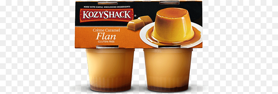 Crme Caramel Flan Kozy Shack Creme Caramel Flan 2 Pack 4 Oz Cups, Custard, Food, Dessert, Cup Png Image