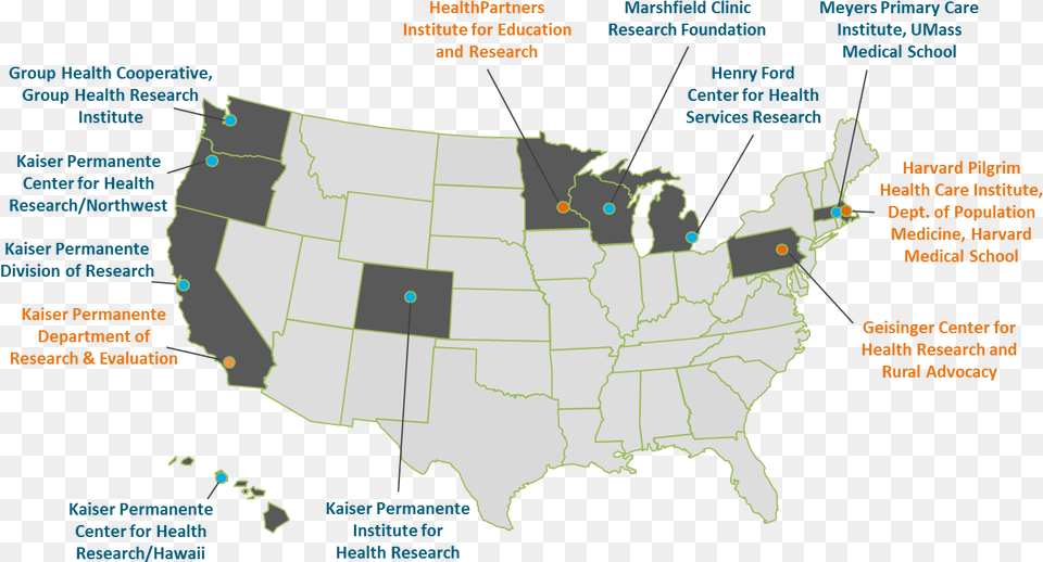 Crn 4 Sites Kaiser Permanente Hospital Map, Chart, Plot, Atlas, Diagram Free Png Download