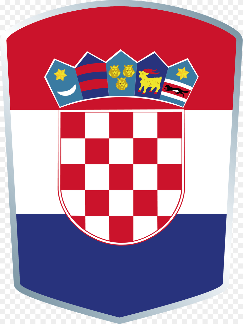 Croatia Flag With Name, Armor, Shield Free Png Download