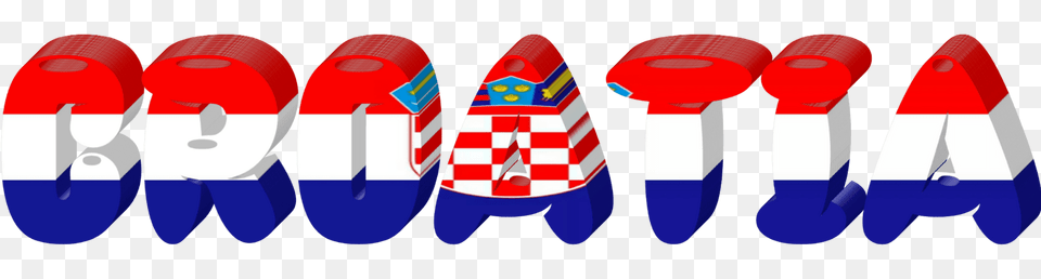 Croatia Lettering With Flag Clipart, Clothing, Footwear, Shoe, Sneaker Png Image