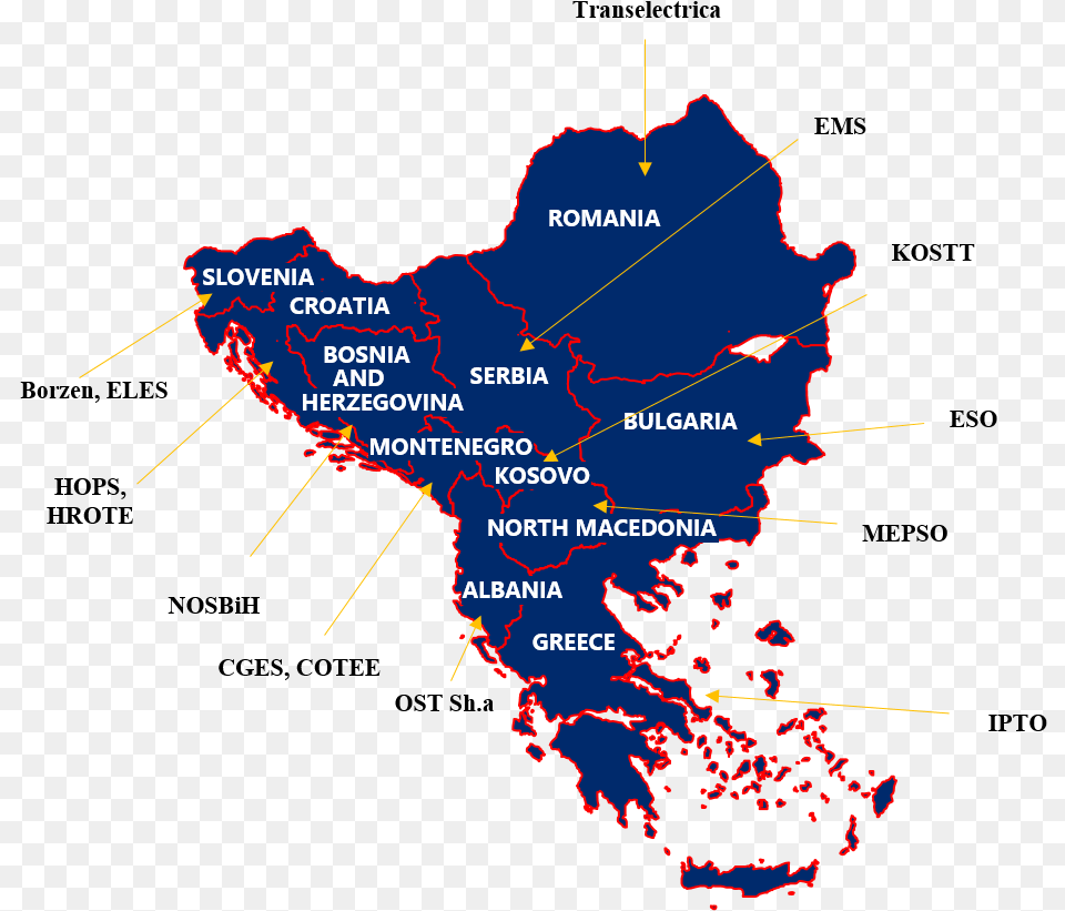 Croatia Montenegro Serbia Slovenia, Chart, Plot, Map, Atlas Free Png Download