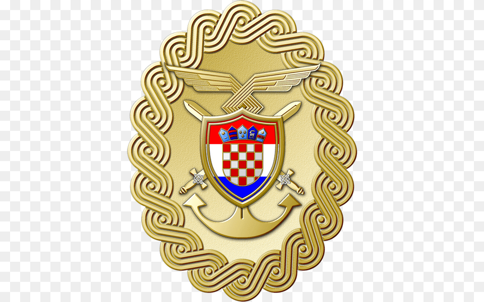 Croatian Interlace, Badge, Logo, Symbol, Emblem Free Png