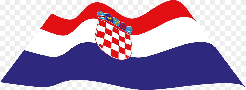 Croatian Wavy Flag Clipart Free Transparent Png