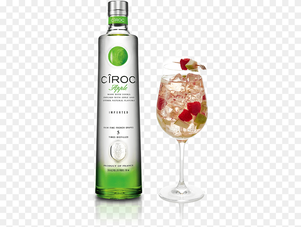 Croc Apple Sangria Ciroc Apple 50ml, Alcohol, Beverage, Gin, Liquor Png