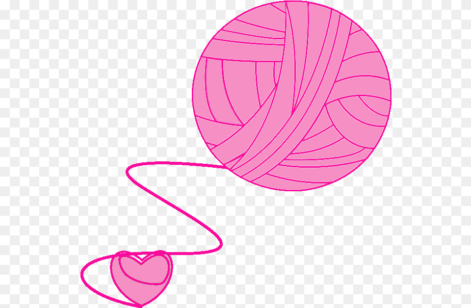 Crochet Clipart Pink Yarn Yarn With Crochet Hook Free Png Download