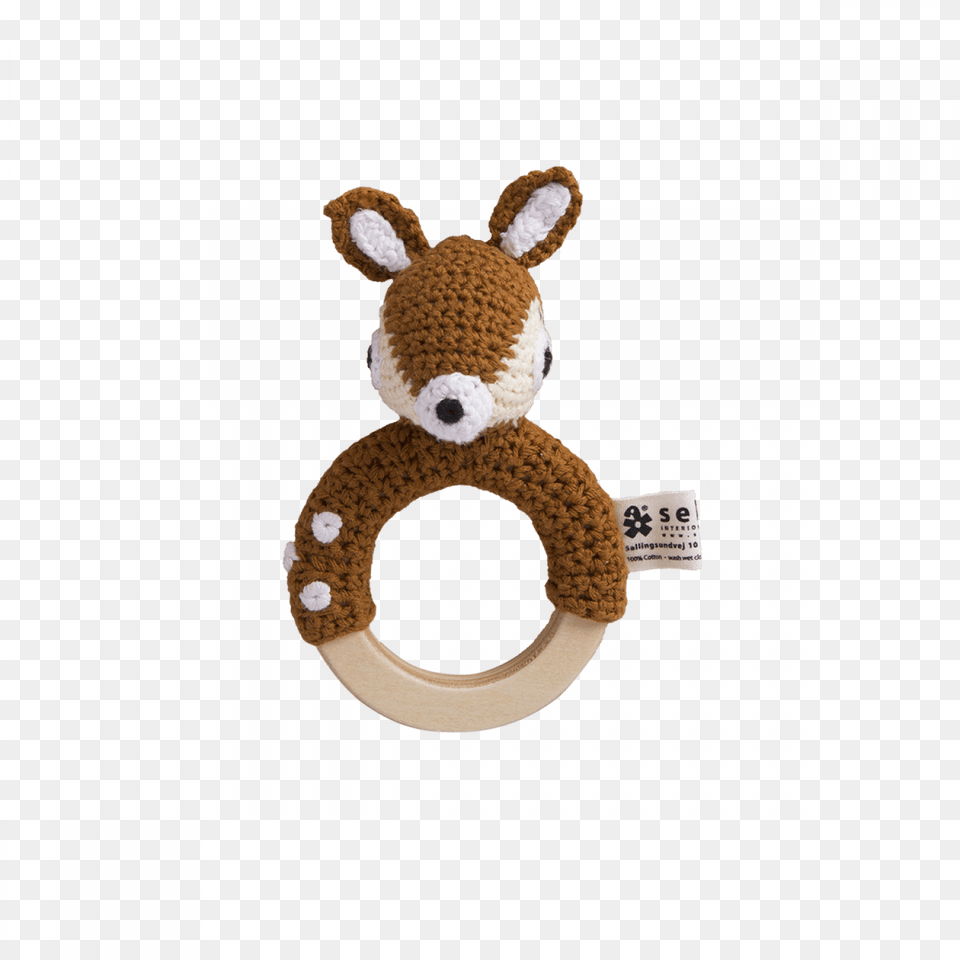 Crochet Deer Rattletitle Crochet Deer Rattle, Toy, Plush Png Image