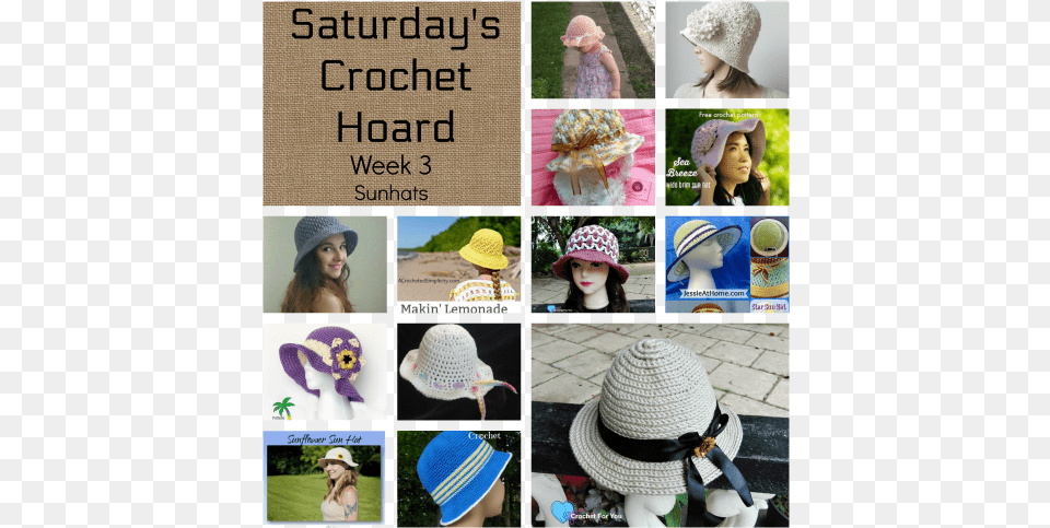 Crochet Hoard Crochet, Sun Hat, Cap, Clothing, Hat Free Png