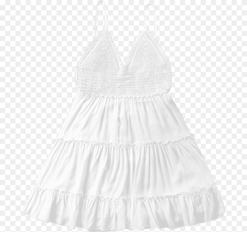 Crochet Panel Cami Flare Dress Zaful, Clothing, Fashion, Formal Wear, Gown Free Png Download