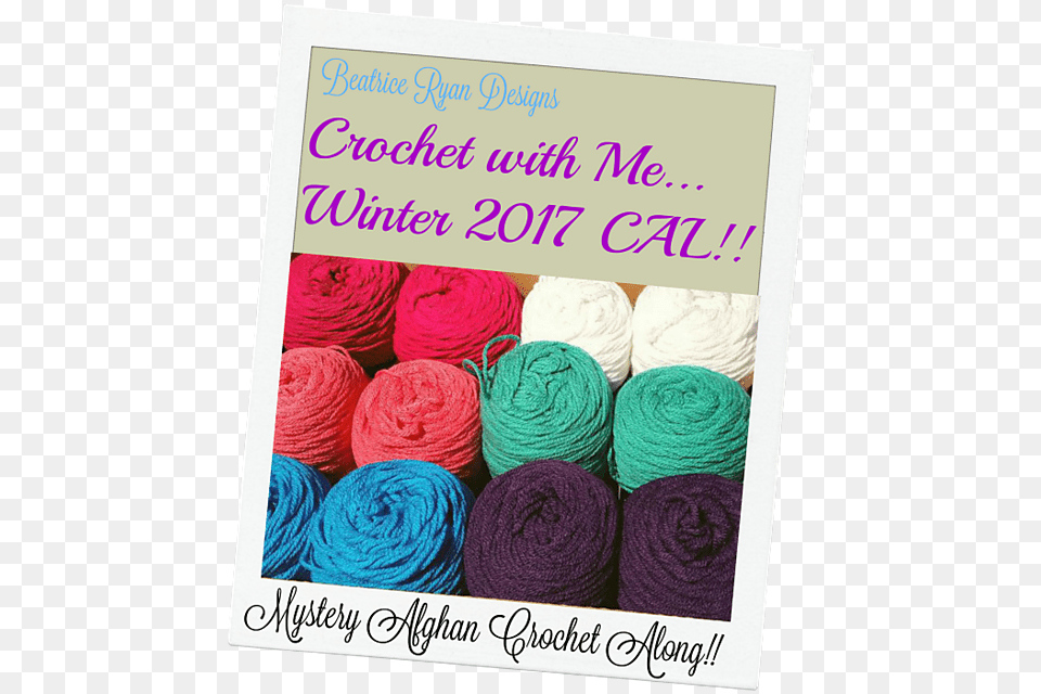 Crochet With Me Winter 2017 Cal Mystery Afghan Pattern Crochet, Yarn, Home Decor Png