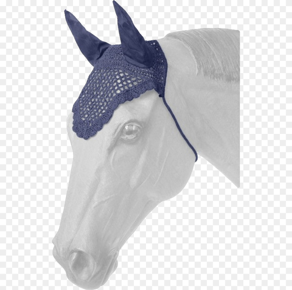 Crocheted Horse Fly Veil With Ears Mustang Horse, Accessories, Person, Clothing, Hat Free Png