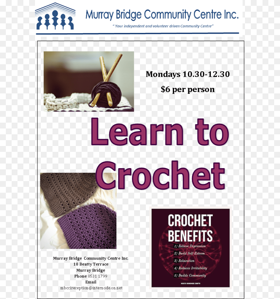 Crocheting Crochet, Advertisement, Poster Free Transparent Png