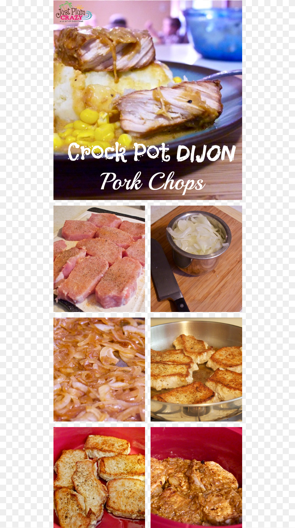 Crock Pot Pork Chops With Caramelized Onion Amp Dijon Banana Bread, Food, Lunch, Meal, Blade Png Image