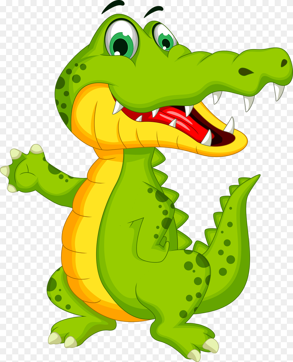 Crocodile Alligator Cartoon Illustration Clipart Cartoon Crocodile, Animal, Reptile Png