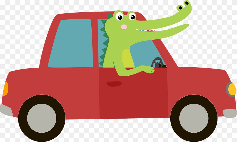 Crocodile And Car Clipart, Pickup Truck, Transportation, Truck, Vehicle Free Png