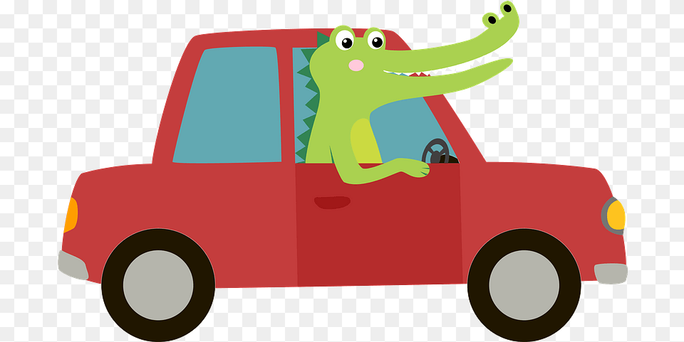 Crocodile And Car Clipart Car Clipart, Pickup Truck, Transportation, Truck, Vehicle Png Image