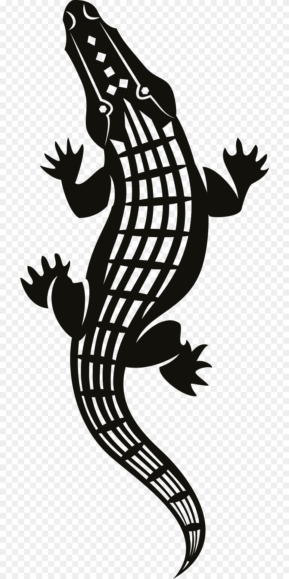 Crocodile Clipart, Animal, Reptile, Person Png Image