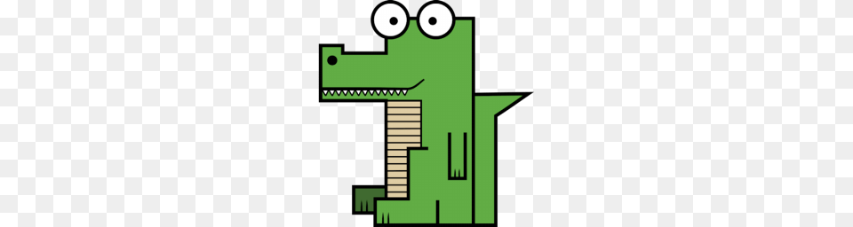 Crocodile Cliparts, Green Free Png