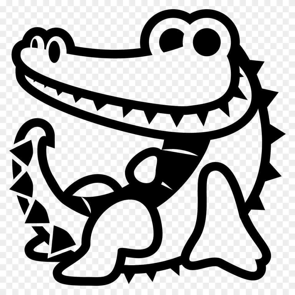 Crocodile Emoji Clipart, Dynamite, Weapon, Animal, Reptile Free Png