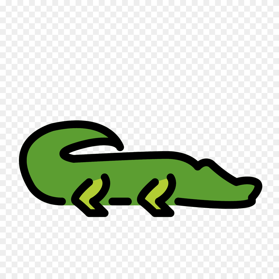 Crocodile Emoji Clipart, Animal, Dynamite, Reptile, Weapon Free Png Download