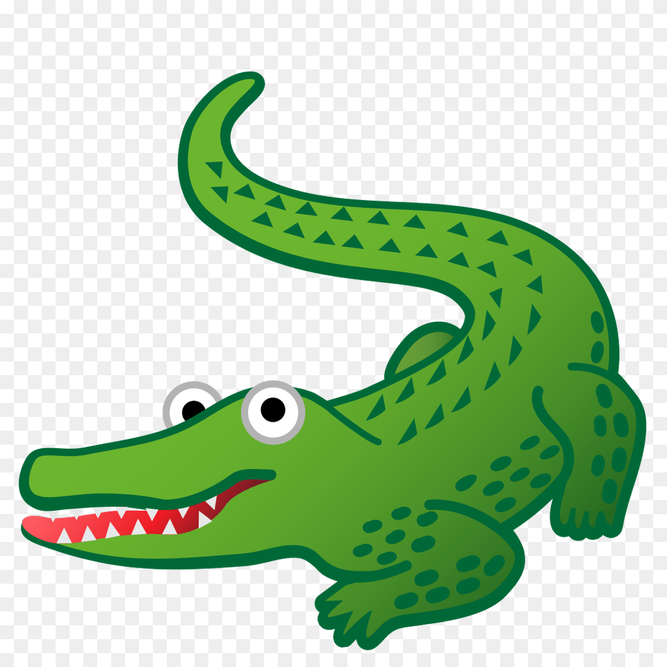 Crocodile Icon Noto Emoji Animals Nature Iconset Google, Animal, Reptile, Fish, Sea Life Png