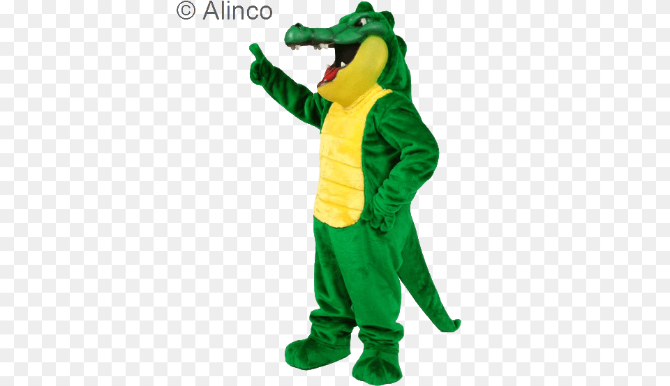 Crocodile Mascot Costume, Boy, Child, Male, Person Png Image