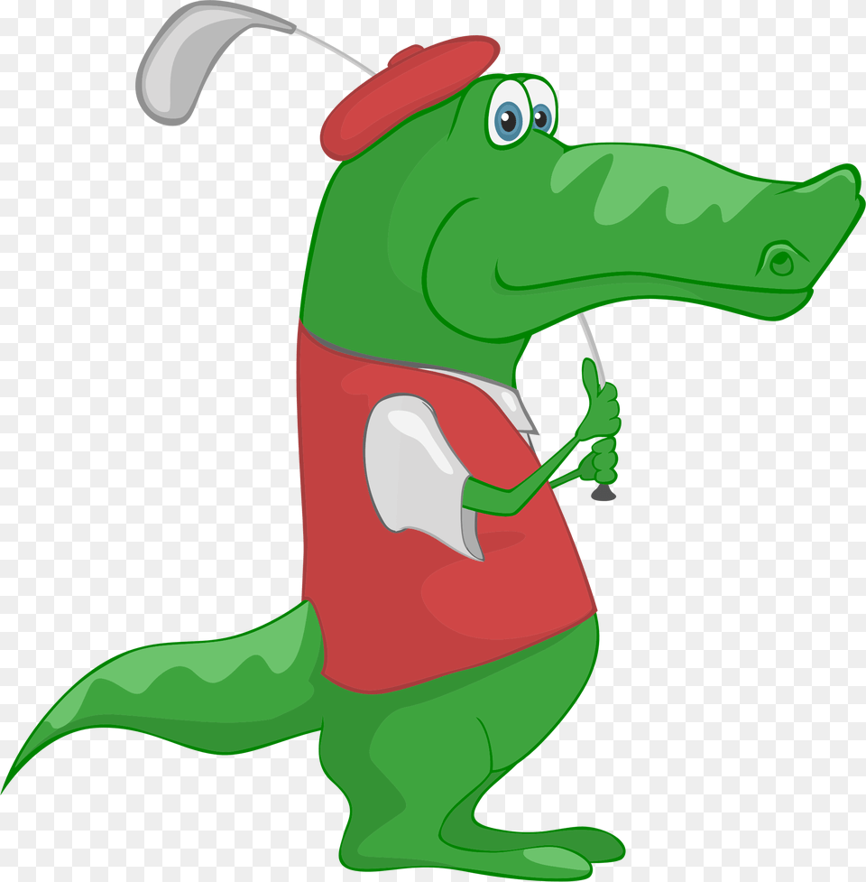 Crocodile Playing Golf Icons Crocodile Playing Golf, Animal, Fish, Sea Life, Shark Free Transparent Png