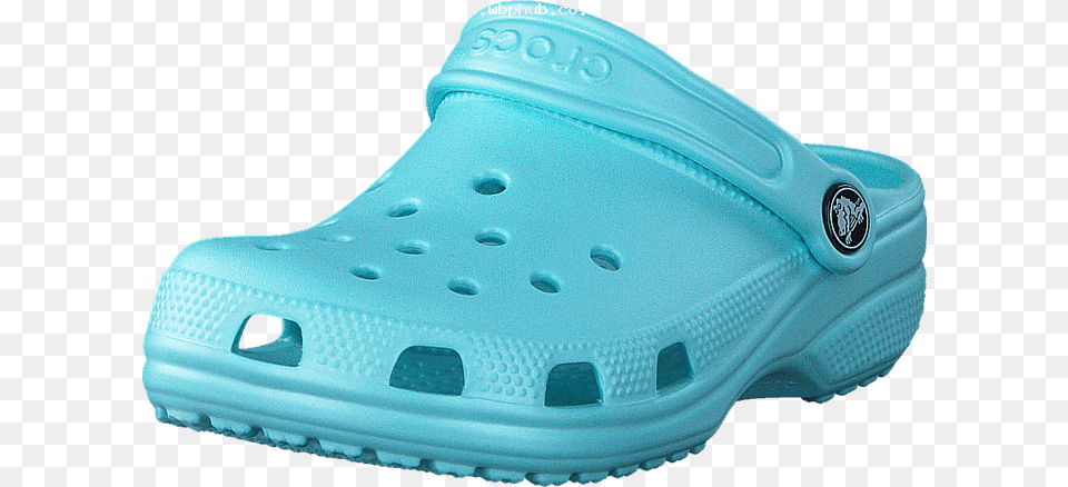 Crocs Classic Clog K Ice Blue 52 Womens Rubber Crocs, Clothing, Footwear, Shoe, Sneaker Free Transparent Png
