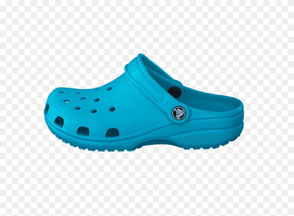 Crocs Classic Clog Kids Turquoise Womens Synthetic, Clothing, Footwear, Shoe, Clogs Free Transparent Png