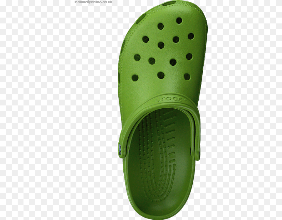 Crocs Classic Parrot Green Shoe, Clothing, Footwear, Sandal Png Image