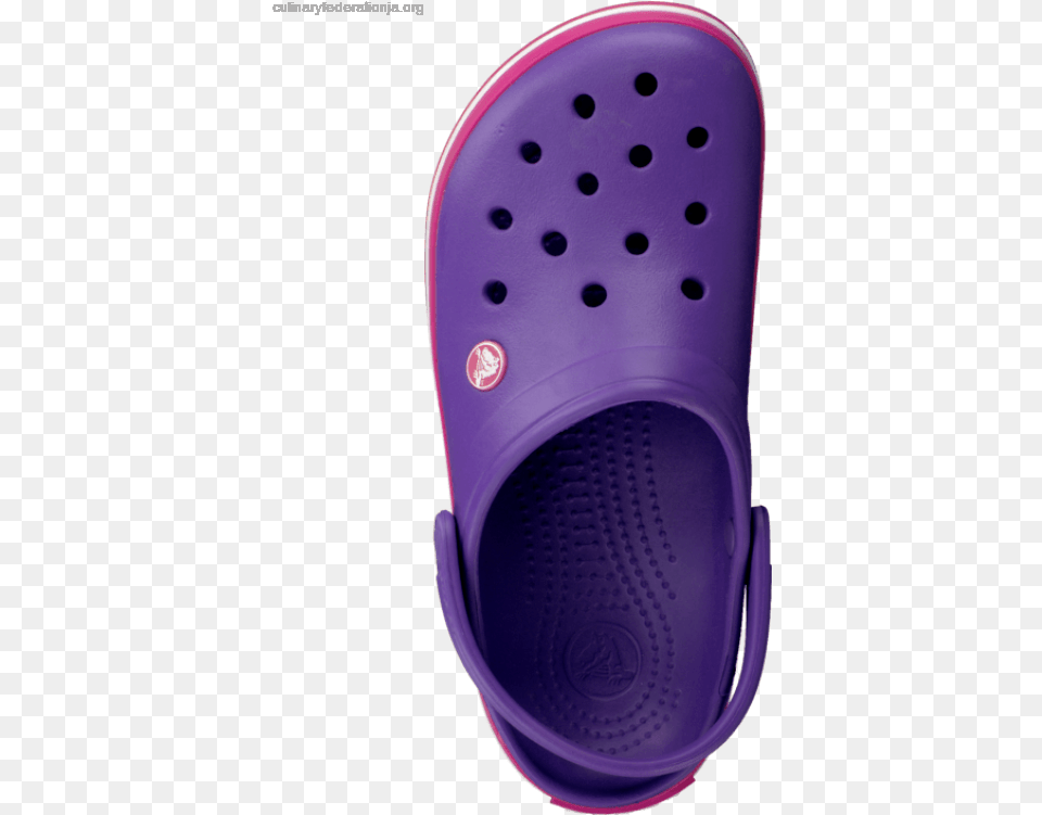 Crocs Crocband Neon Purple Flip Flops, Clothing, Footwear, Shoe Free Transparent Png