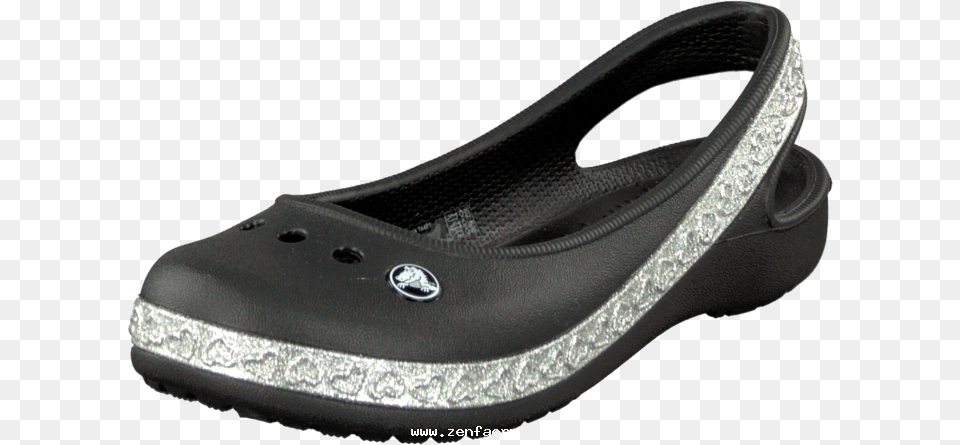 Crocs Genna Ii Hearts Flat Gs Black Womens Synthetic, Clothing, Footwear, Shoe, Sandal Png