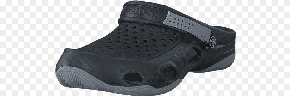 Crocs Swiftwater Deck Clog M Blacklight Grey Black Gardening Shoes, Clothing, Footwear, Shoe, Sneaker Png