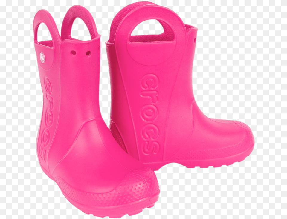Crocs Pink Crocs, Clothing, Footwear, Shoe, Boot Free Transparent Png