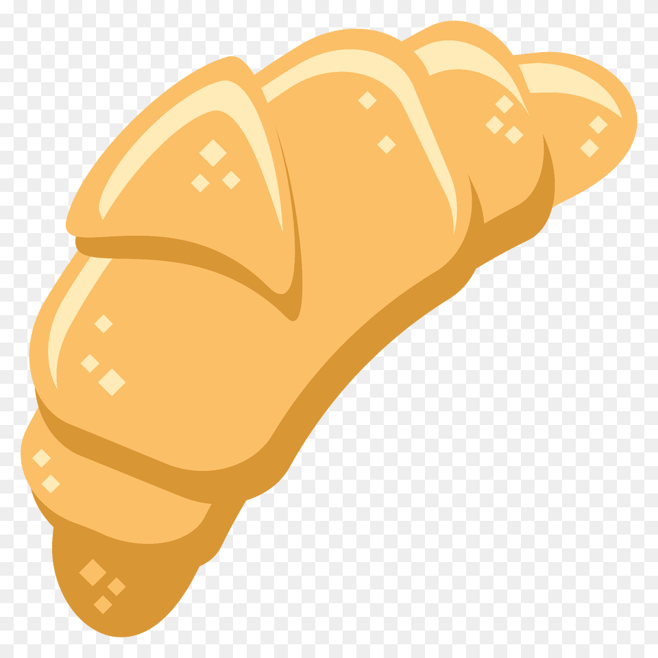 Croissant Emoji Clipart, Food Png Image