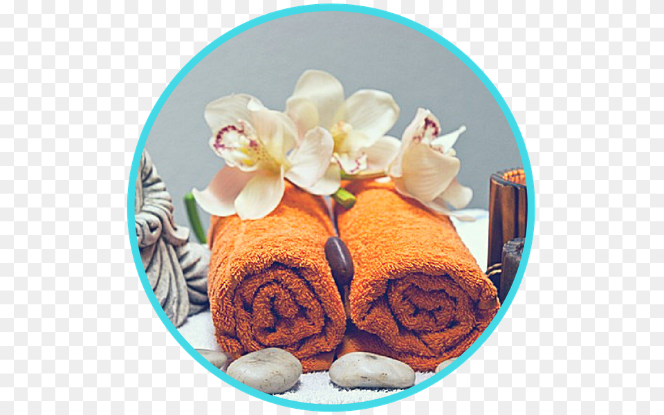 Croissant Fruitcake Pie Massage, Person, Towel, Flower, Plant Png