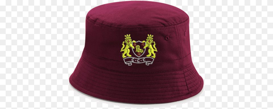 Crompton Cc Twenty 20 Bucket Hat Baseball Cap, Clothing, Maroon, Sun Hat, Hardhat Png