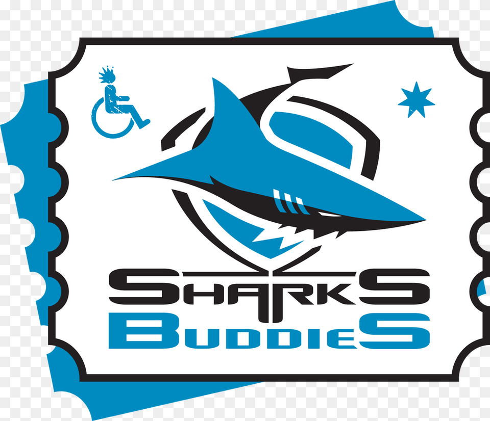 Cronulla Sutherland Sharks Logo, Advertisement, Poster, Animal, Fish Free Transparent Png