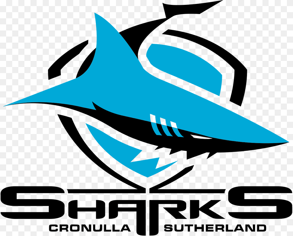 Cronulla Sutherland Sharks Logo Cronulla Sharks Logo, Animal, Sea Life, Fish, Shark Free Png Download
