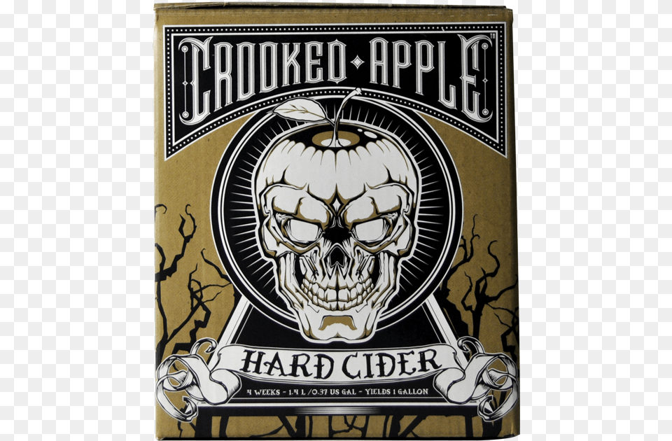 Crooked Apple Grimhilde Small Batch Hard Cider Recipe Midwest Supplies Crooked Apple Grimhilde Hard Cider, Advertisement, Logo, Symbol, Emblem Png Image